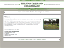 Tablet Screenshot of minlatoncaravanpark.com.au